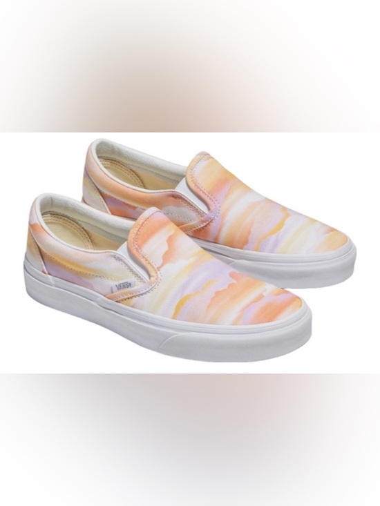 Vans Other - NEW [Vans] Classic Festival Dream Slip-On Casual Sneakers Kids Girls Sz 10.5